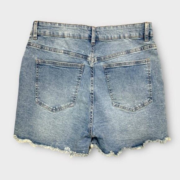 Refuge Denim High Rise Cutoff Jean Shorts - Picture 2 of 6